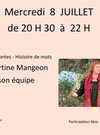 Mercredi 8 JUILLET Martine