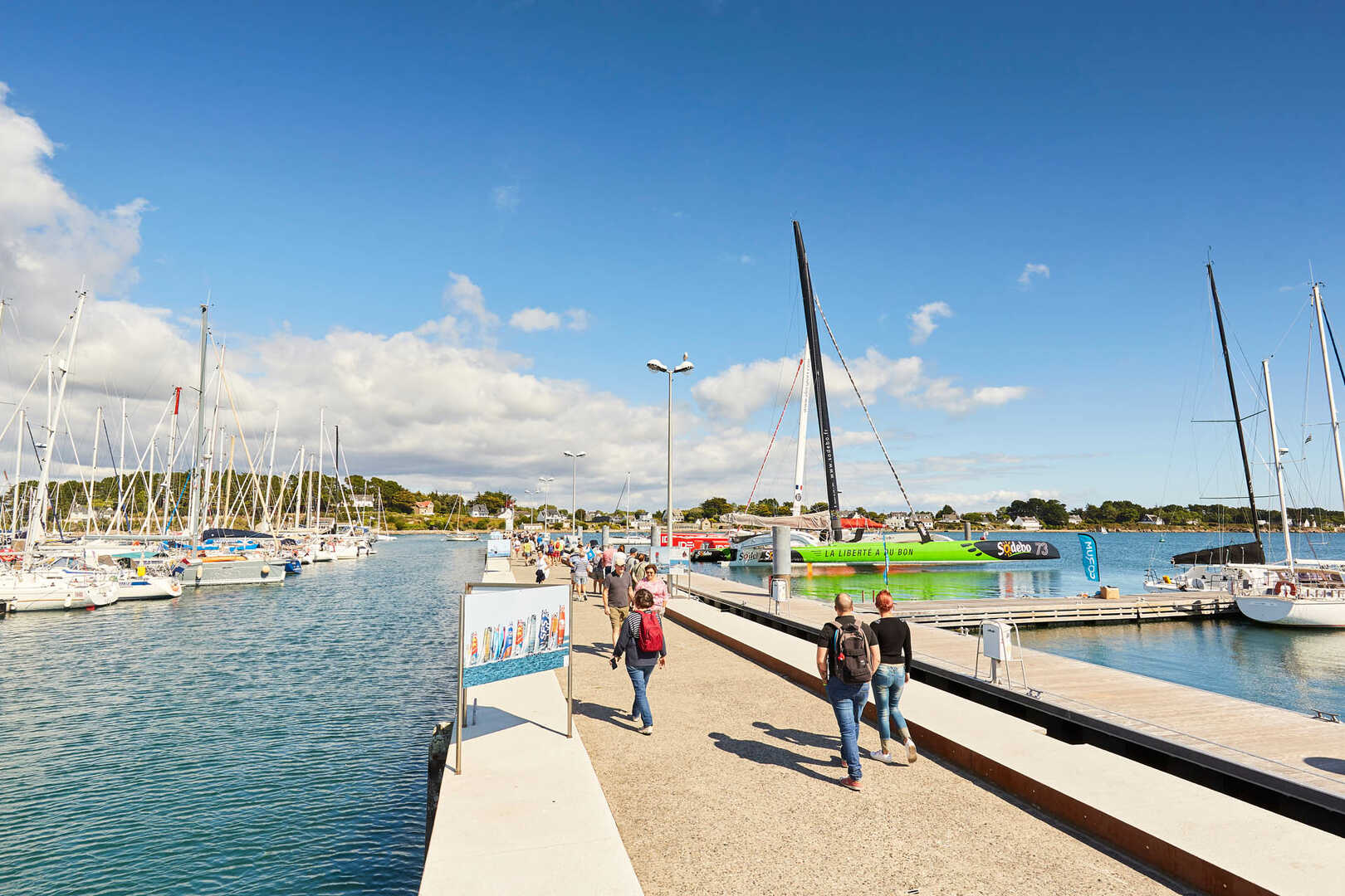 La TrinitésurMer, a renowned marina in southern Brittany