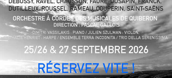 Festival "Les Musicales de Quiberon "