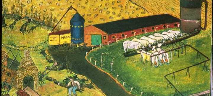 Exposition autour des tableaux de Lucien Pouëdras