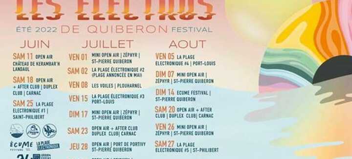 Festival Les Electros de Quiberon - The Electronic Beach #5 - Saint-Philibert