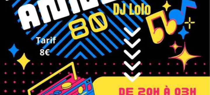 Soirée année 80