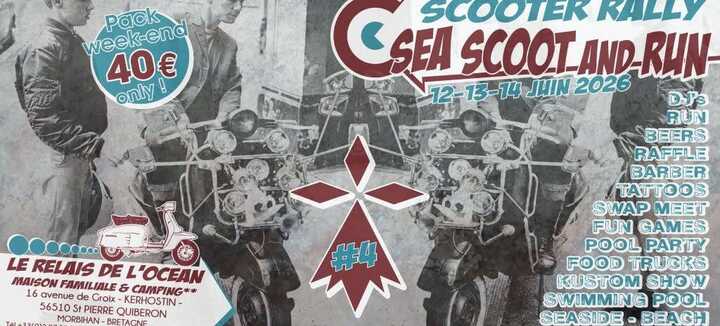 Sea, scoot and run : exposition de Vespa et Lambretta