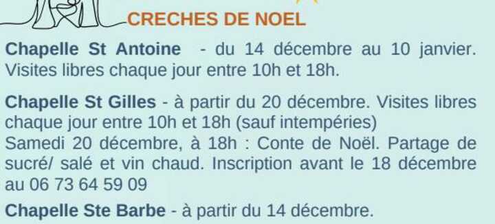 Crèche de Noël de la Chapelle Saint-Antoine