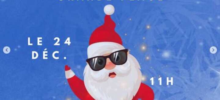 Arrivée surprise du Père Noël