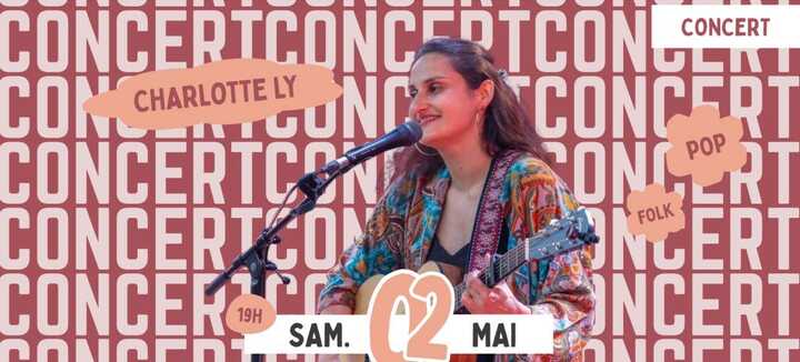 Concert par Charlotte Ly (folk, pop) - Tchou Tchou Quiberon