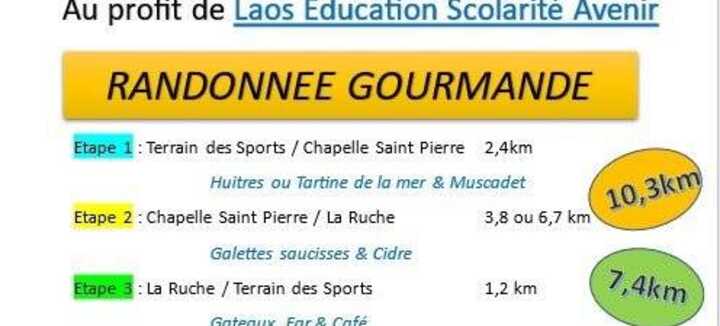 Rando gourmande, 7.4 km ou 10.3 km