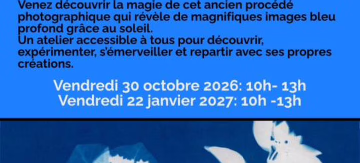 Atelier découverte du Cyanotype