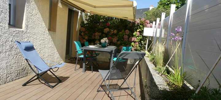 2 steps from the beach of Keraude - Apartment 6 people