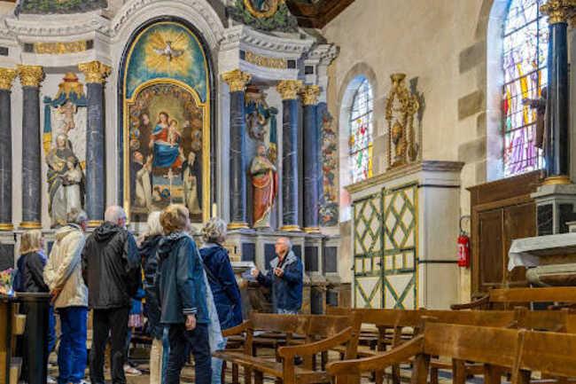 Visite de l'église St Cornély Carnac
