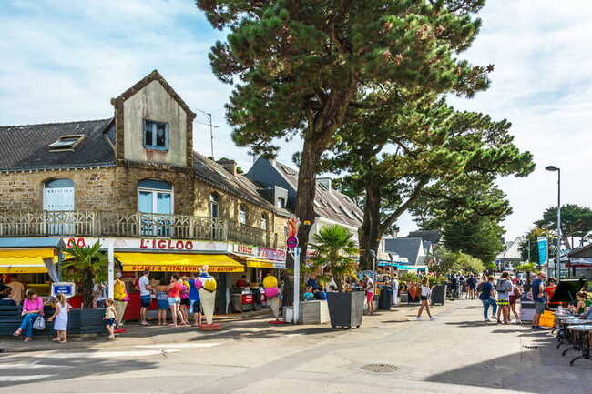 Les commerces de Carnac-Plage