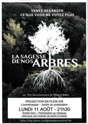 Projection en plein air: La sagesse de nos arbres