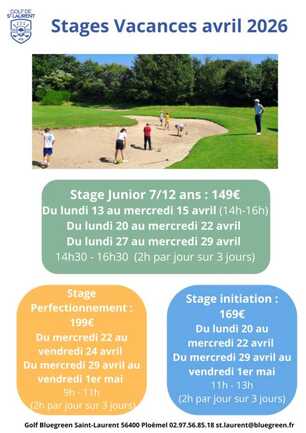 STAGES VACANCES AVRIL 2026