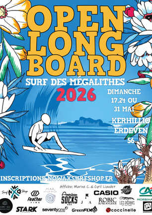 Affiche Open Longboard 2026