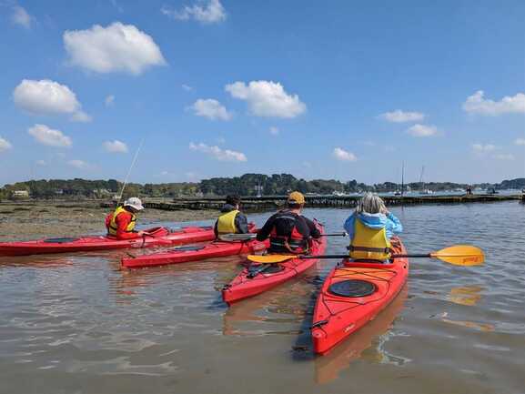 Varech_Kayak_4_Départ en randonnée accompagnée