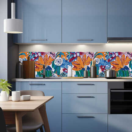 Crédence - ACANTHE orange