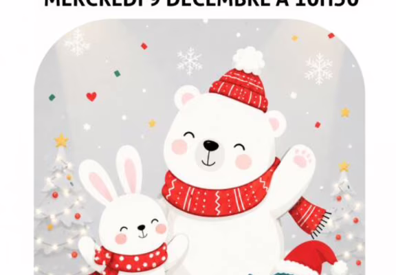 Un spectacle de Noël à la médiathèque