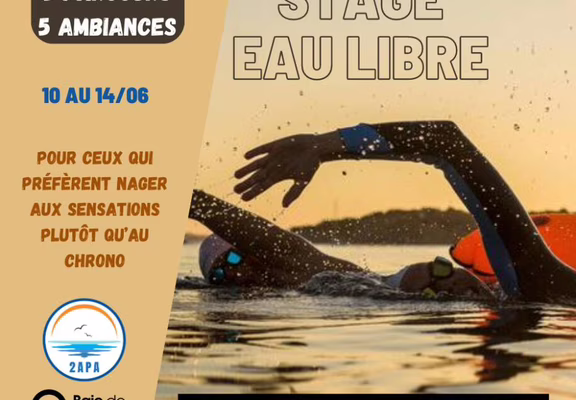 Stage en eau libre à Saint-Philibert