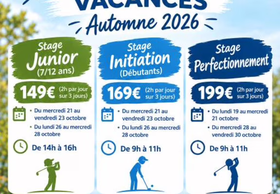 stages golf de St Laurent