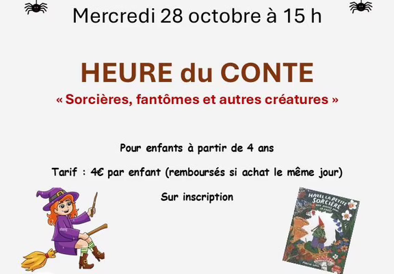 Heure du Conte "Halloween" - Le P'tit Monde de Zabelle