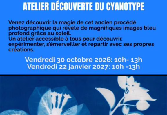 Atelier découverte du Cyanotype