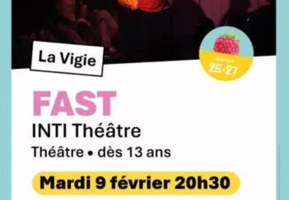 Affiche Fast Inti théâtre