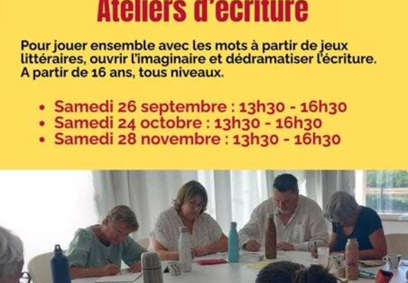 Ateliers d’écriture