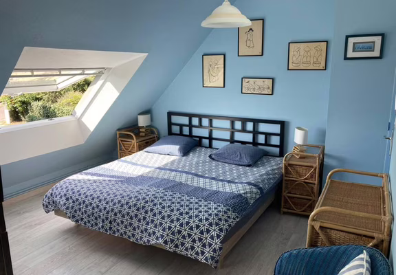 Chambre bleue