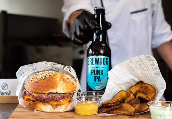La formule Burger-bière Nanek